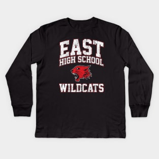 East High School Wildcats Kids Long Sleeve T-Shirt